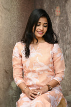 Apricot Aura Kurti