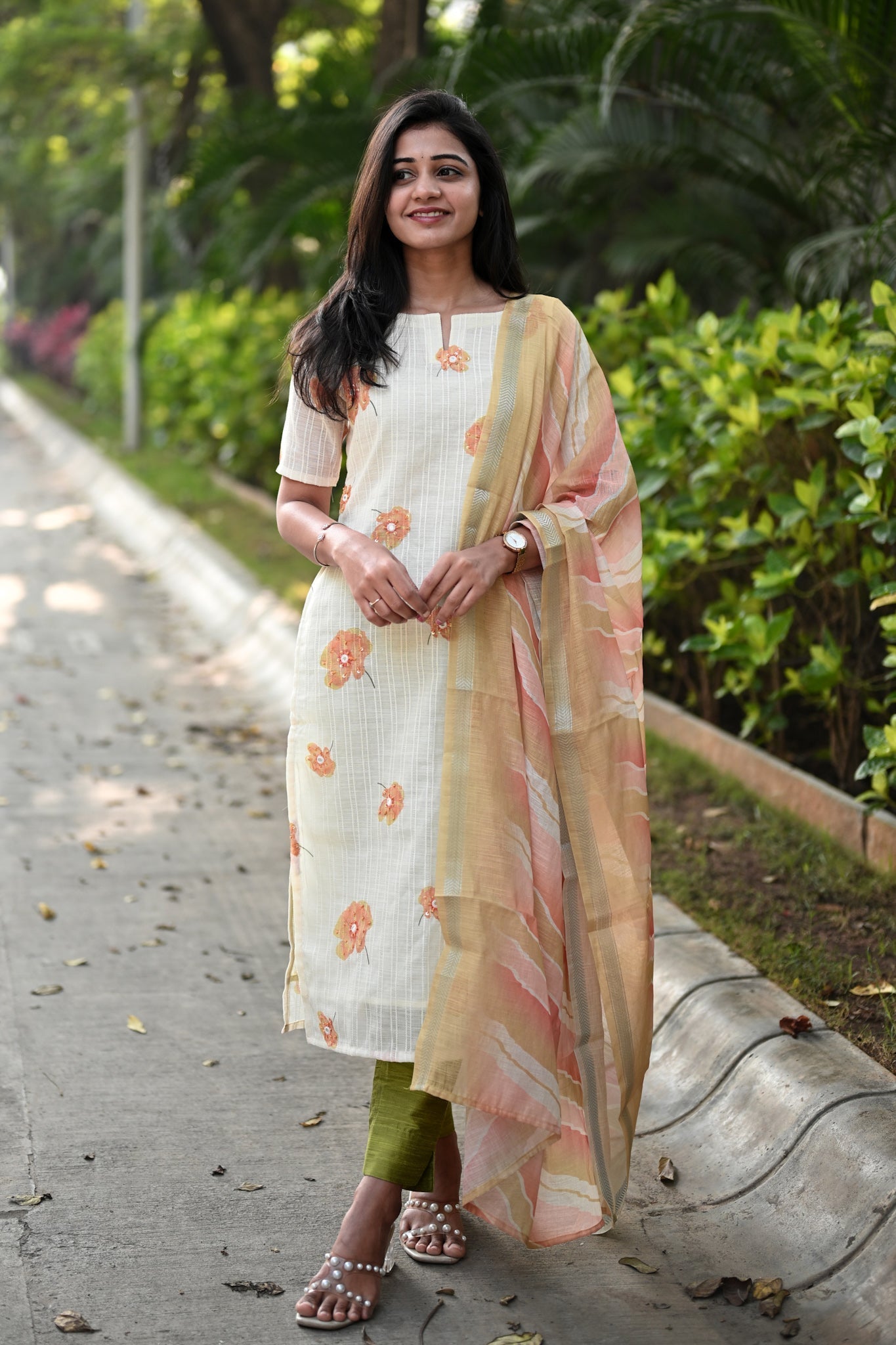 Floral Mist 3 piece suit