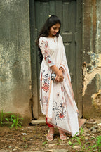 Muslin kurti and dupatta