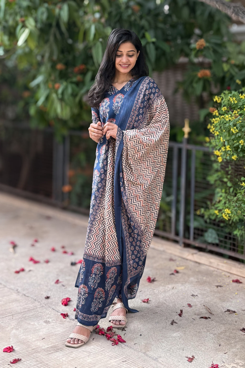 Indigo Bloom Suit