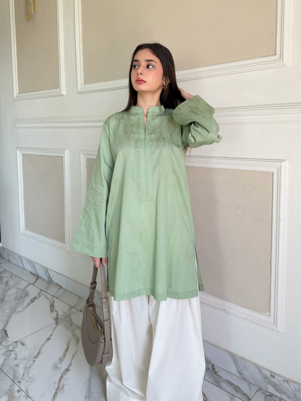 Sage Calm - 2 PC Stitched Pret