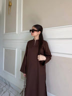 Mocha Luxe - 2 PC Stitched Pret