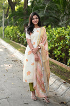 Floral Mist 3 piece suit