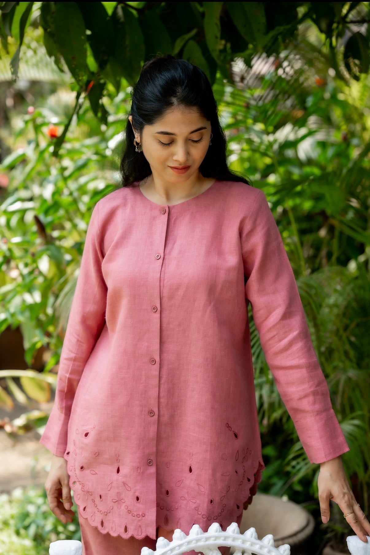 Velvet Rose Linen Co-ord Set
