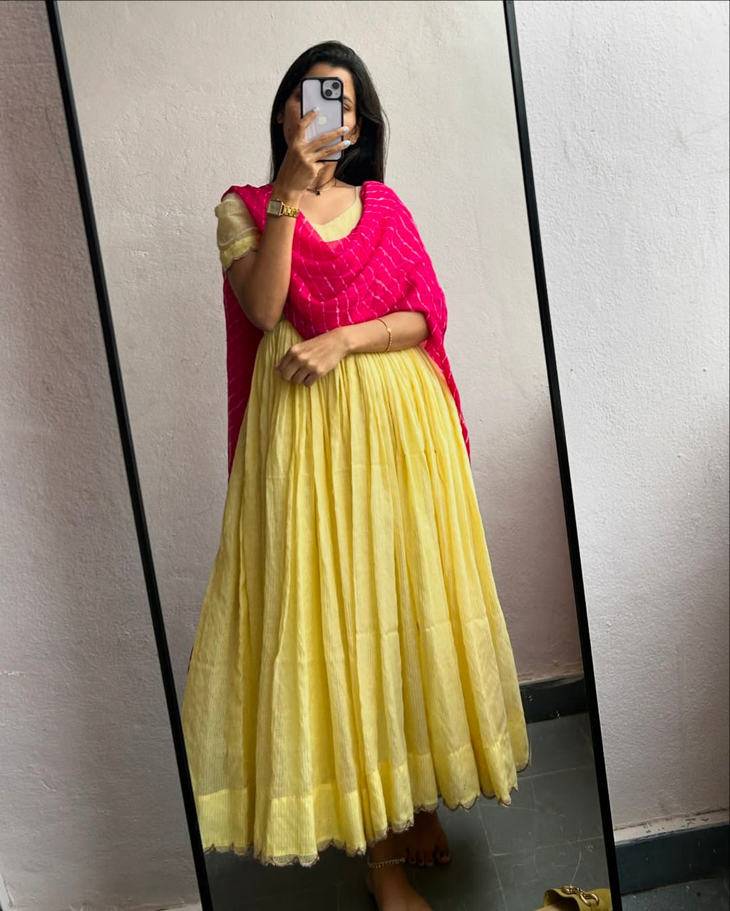 Gauri Lehar Yellow Suit Set