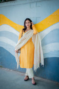 Falak Handwoven Cotton Long Kurta