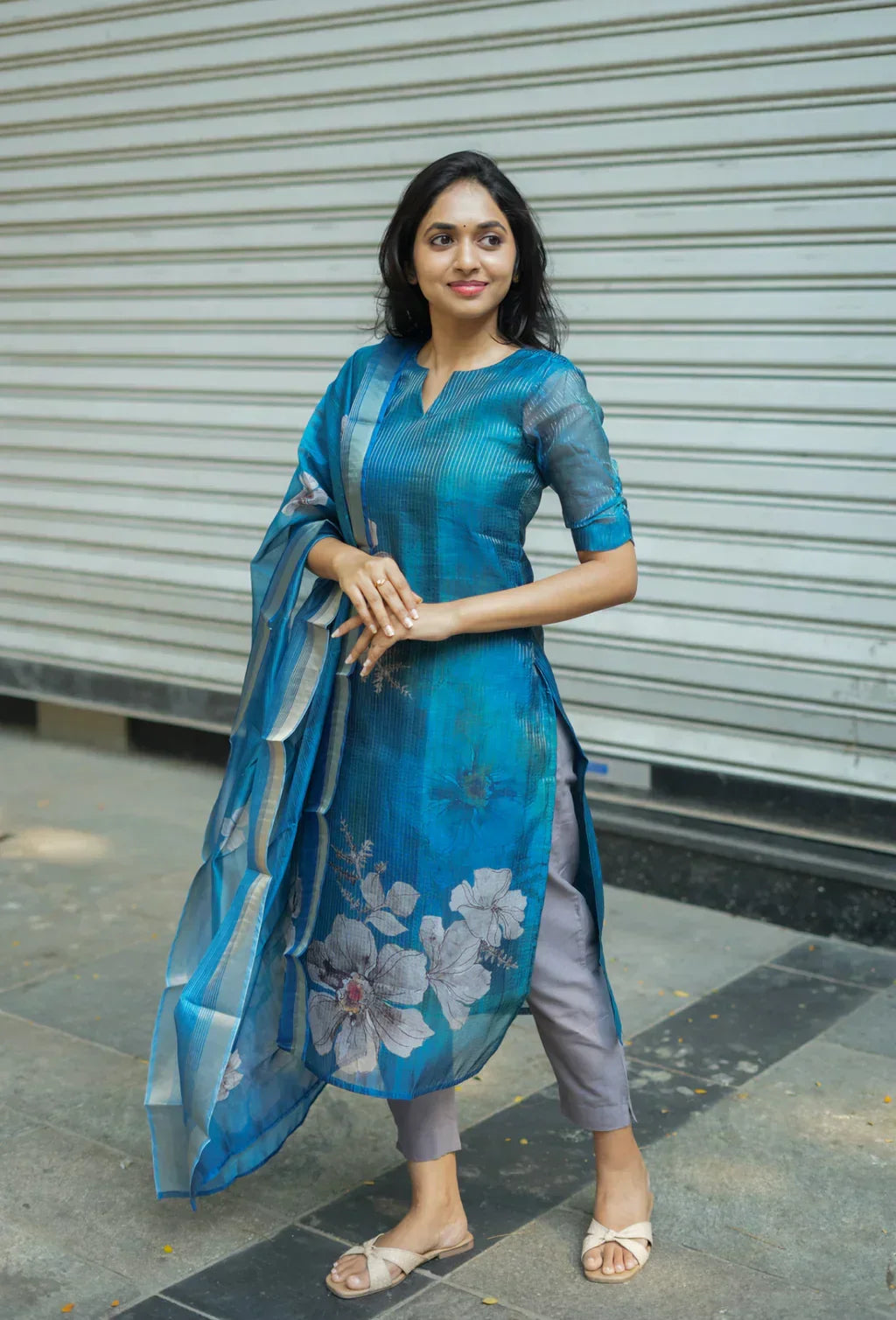 Oorja Shrungar Blue Suit Set