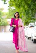 Gulika Rose Milk Kurta Set