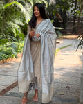 Nishta Elegant Neckline Silk Kurti Set