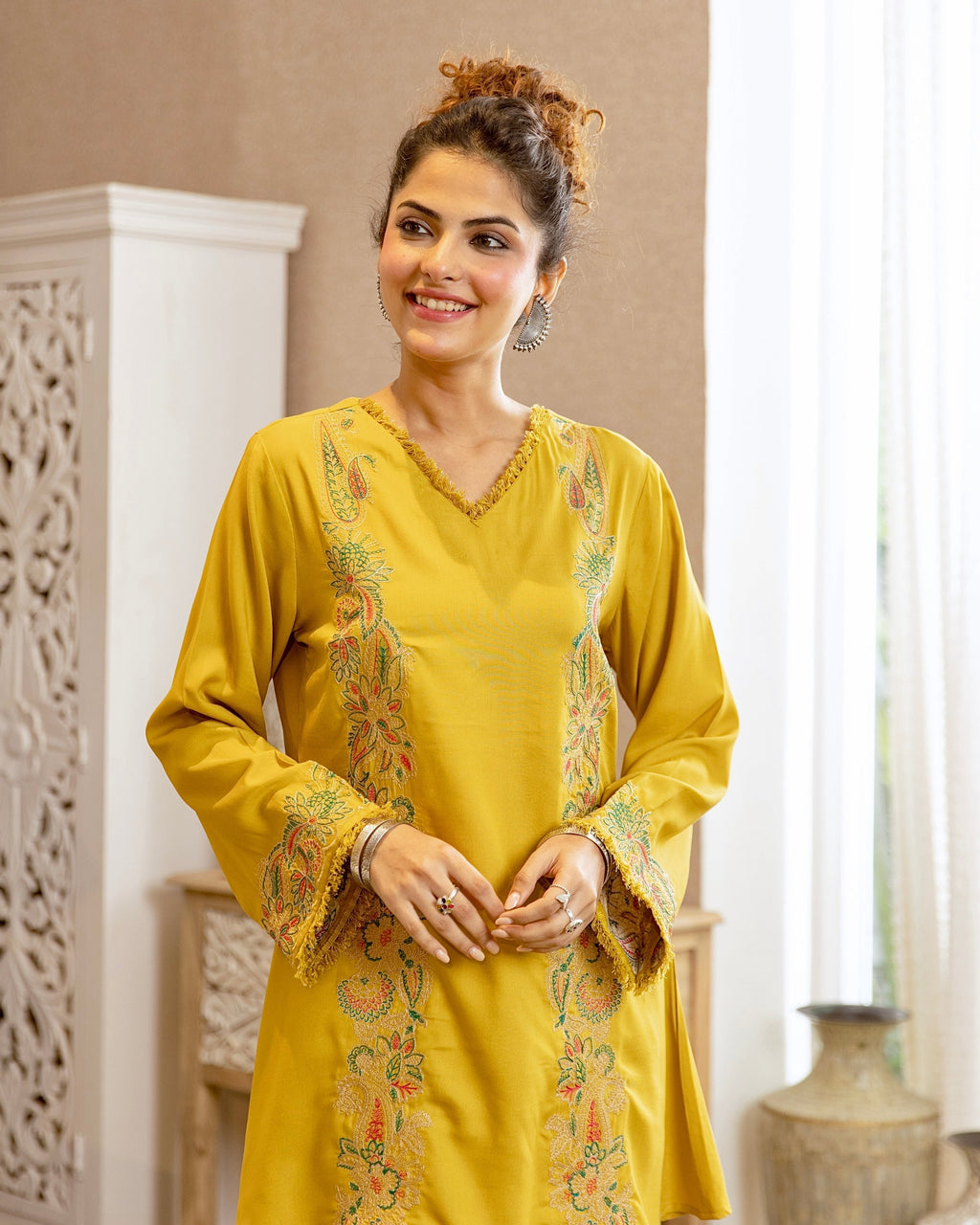 Sunehri Gul Threadwork Cotton Co-ord