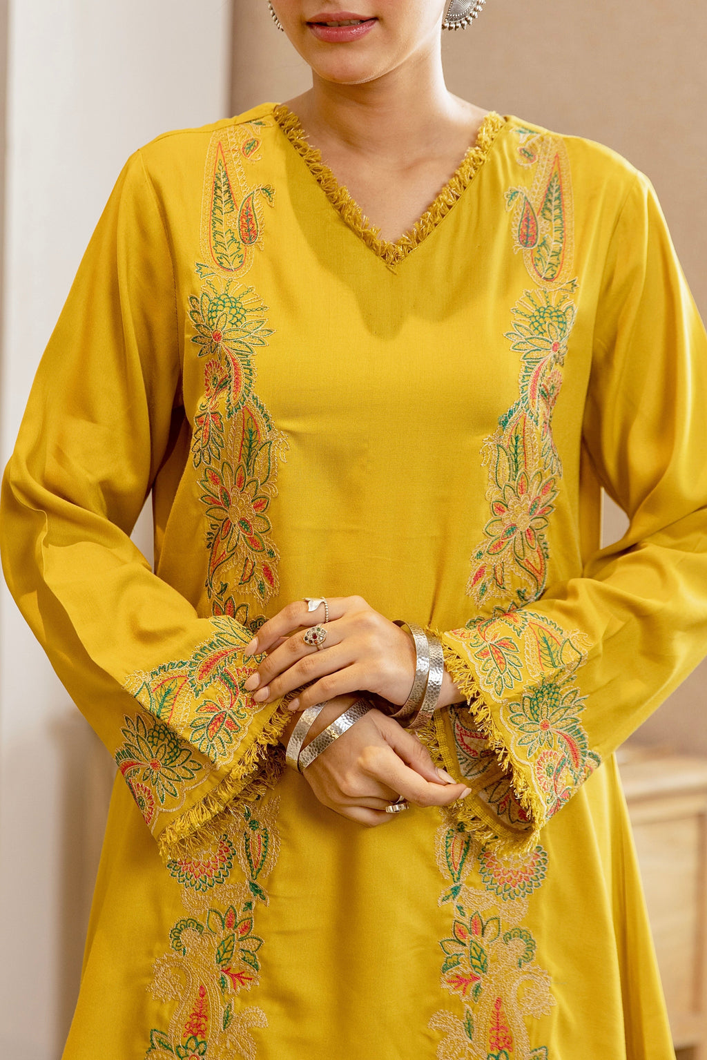 Sunehri Gul Threadwork Cotton Co-ord