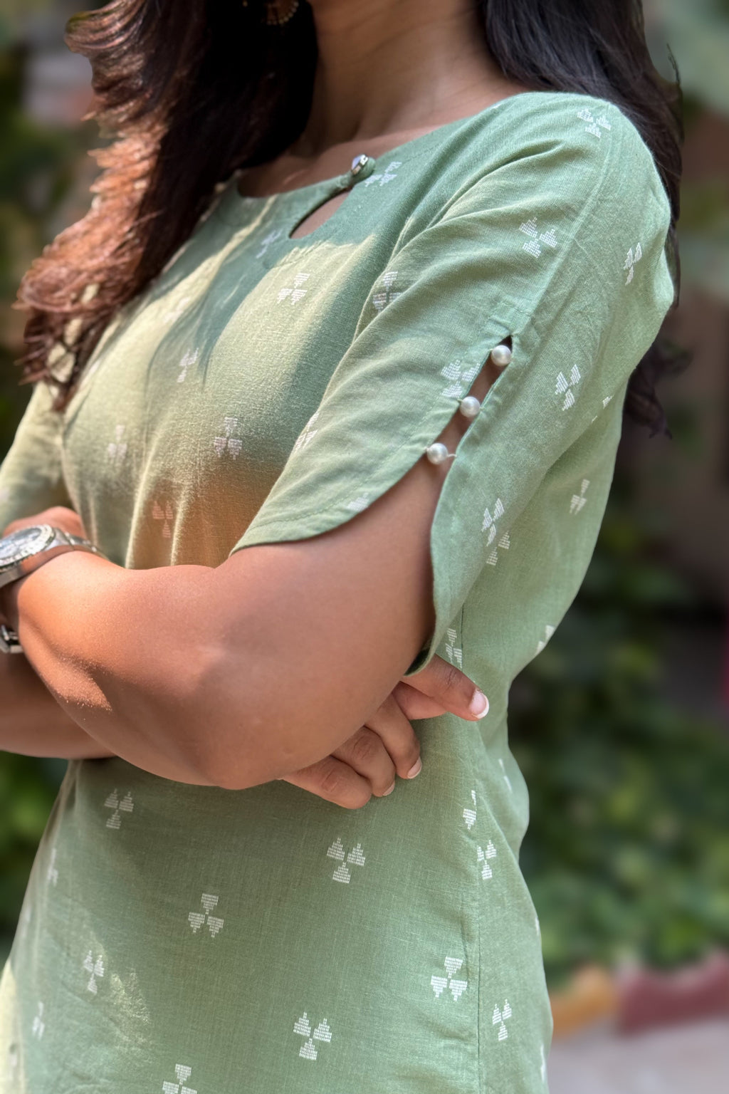 Mint Thread Kurtaset