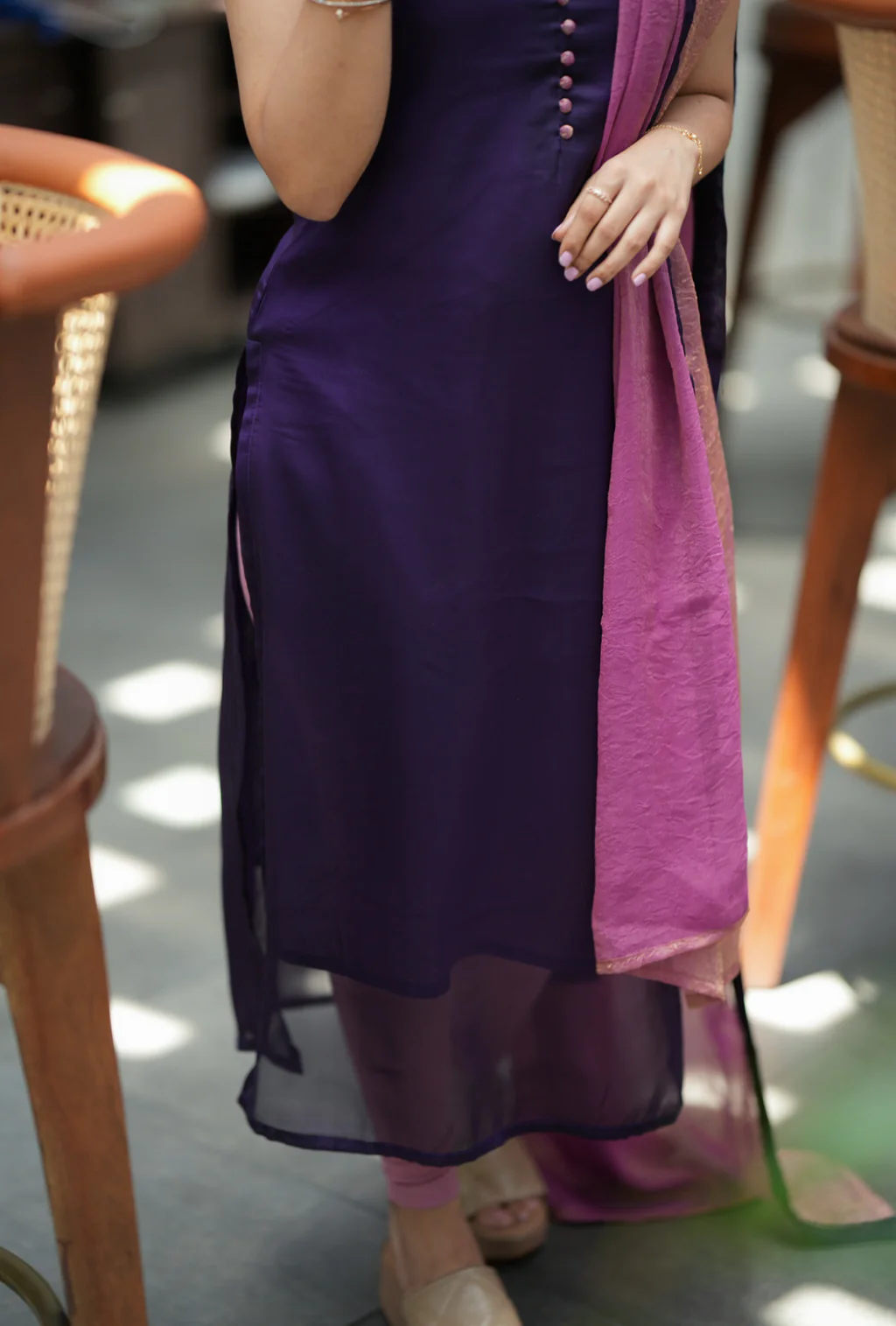 Eshani Apoorva Pink Kurta Set