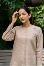 Sand Stone Linen Co-ord Set