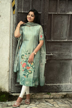 Serene Floral kurti and dupatta