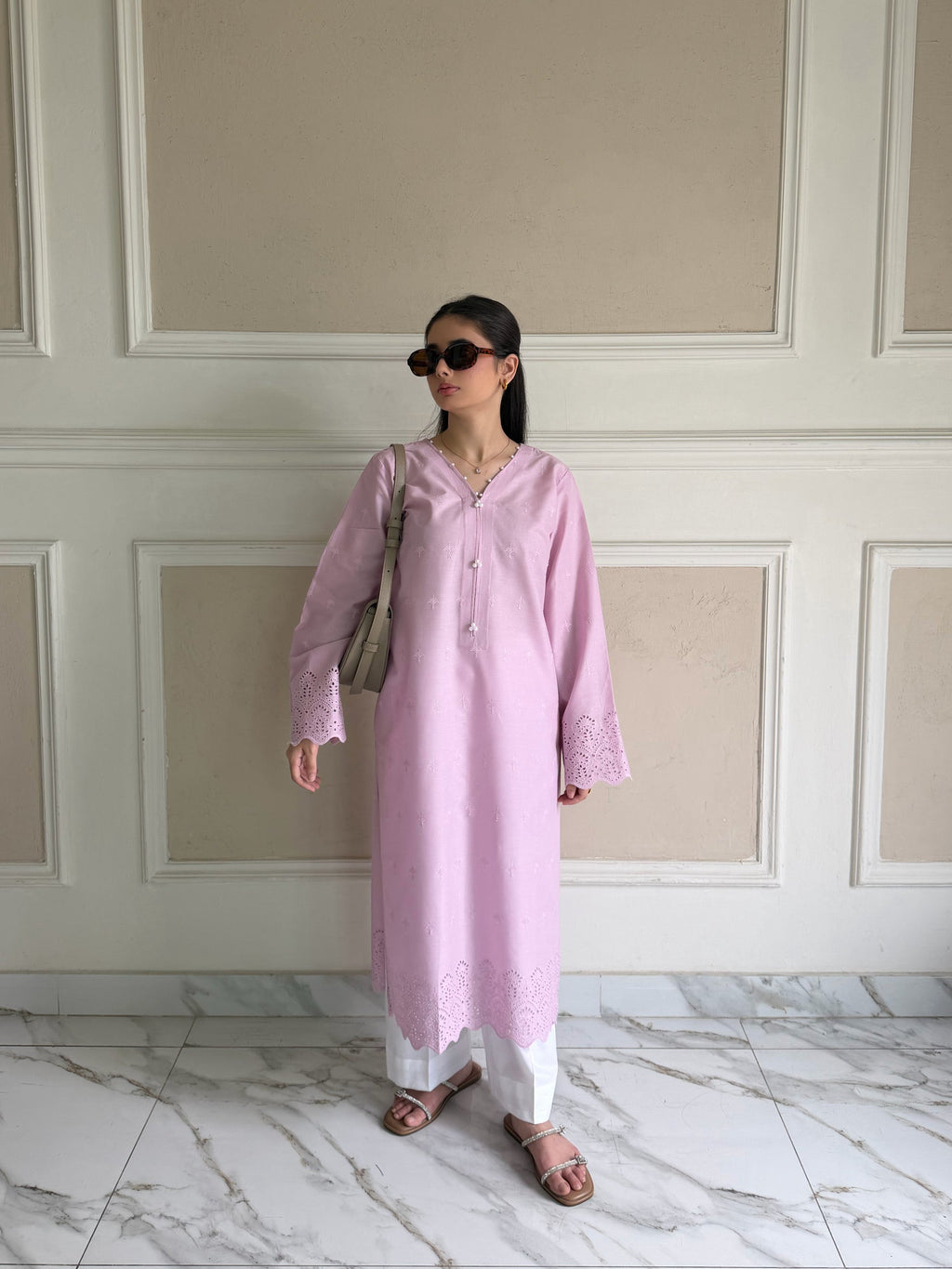Neya - Fully Embroidered Kurta
