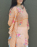 Orange Candy Kaftan Cover- Up