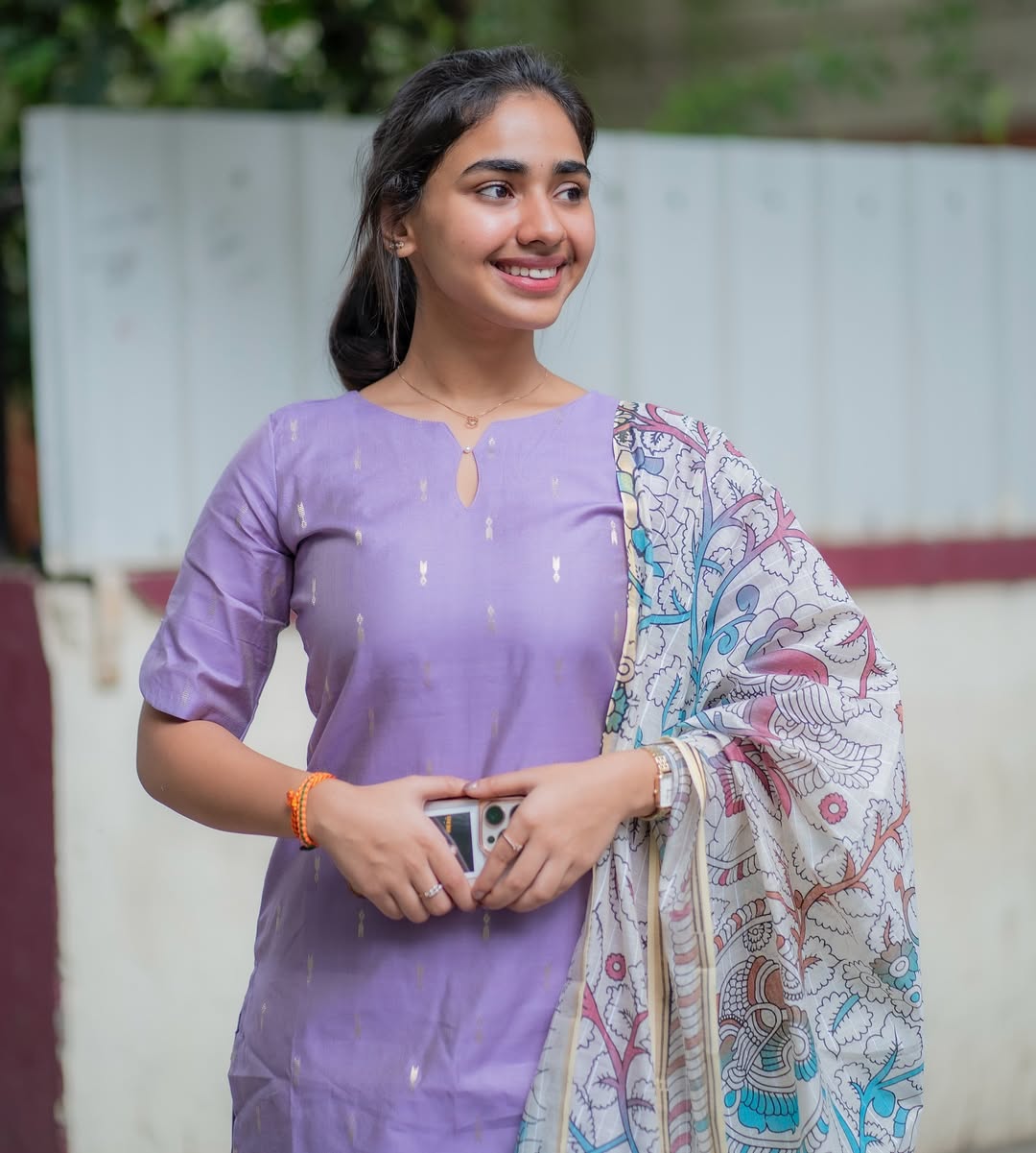 Ishmita Raw Silk Co-ord Kalamkari Dupatta Set
