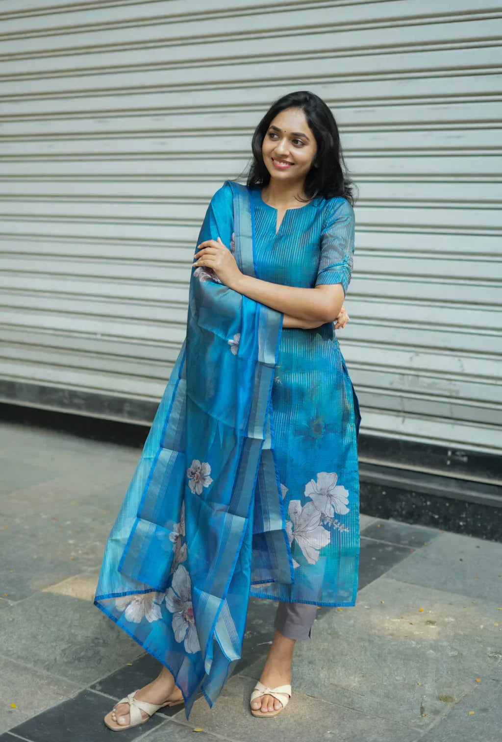 Oorja Shrungar Blue Suit Set