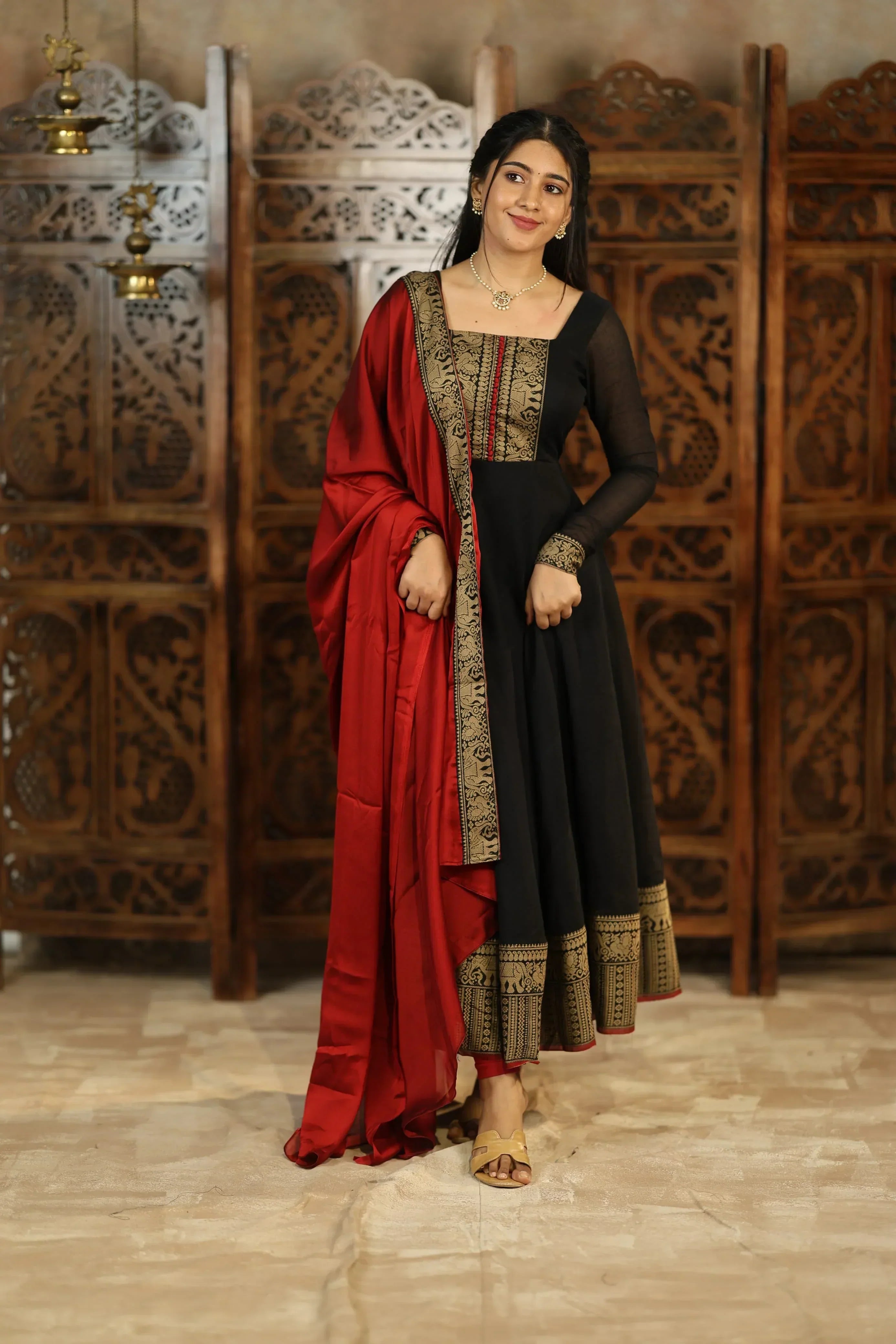 Wrishti Shrungar Pure Cotton Anarkali