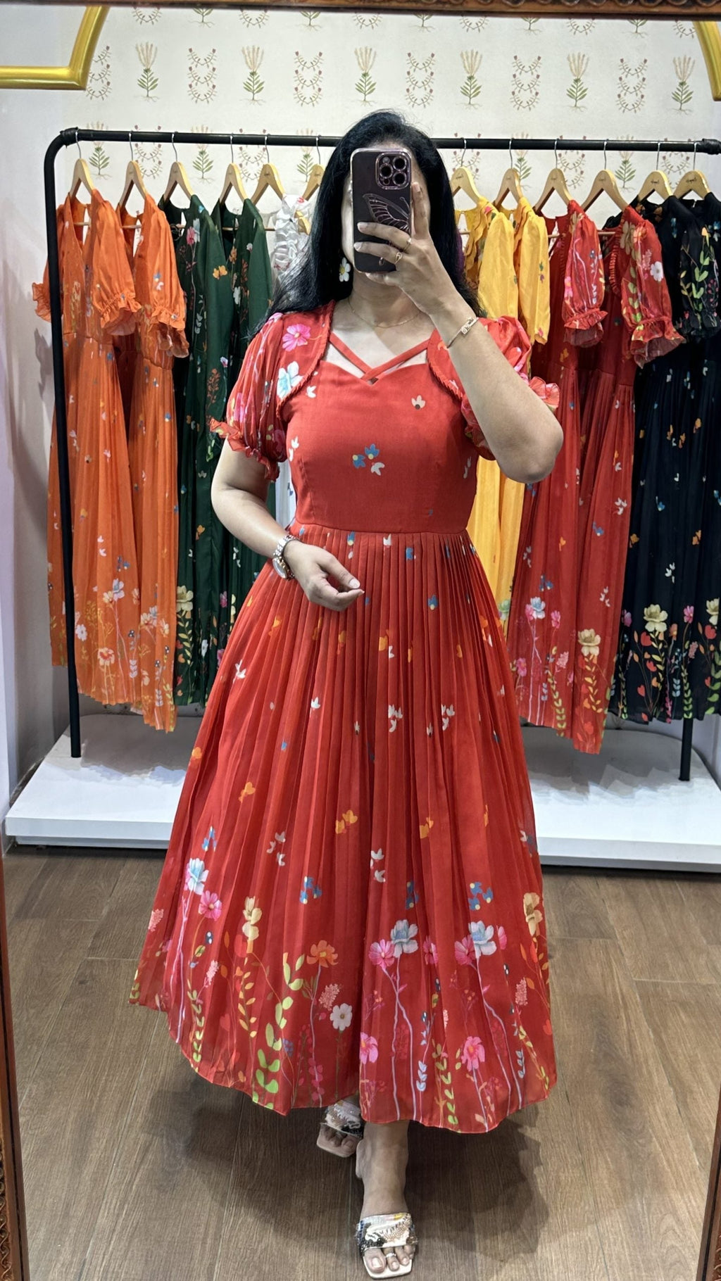 Jivika  Red Kurta Set