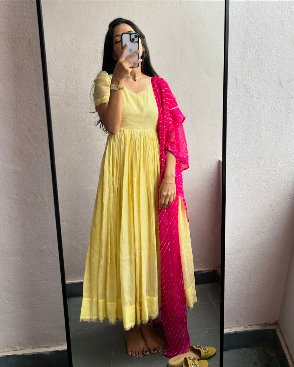 Gauri Lehar Yellow Suit Set