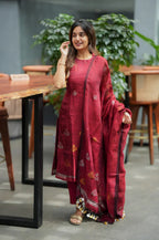 Charvi Lemon Cotton Suit Set