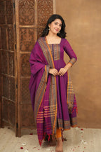 Chandrika Mehnaz Cotton Temple Anarkali
