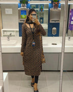 Bhavini Printed Cotton Kurti Dupatta Set