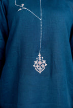 CORNFLOWER BLUE-WHITE PAIR