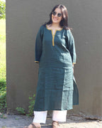 Vanya Premium Linen Long Kurta