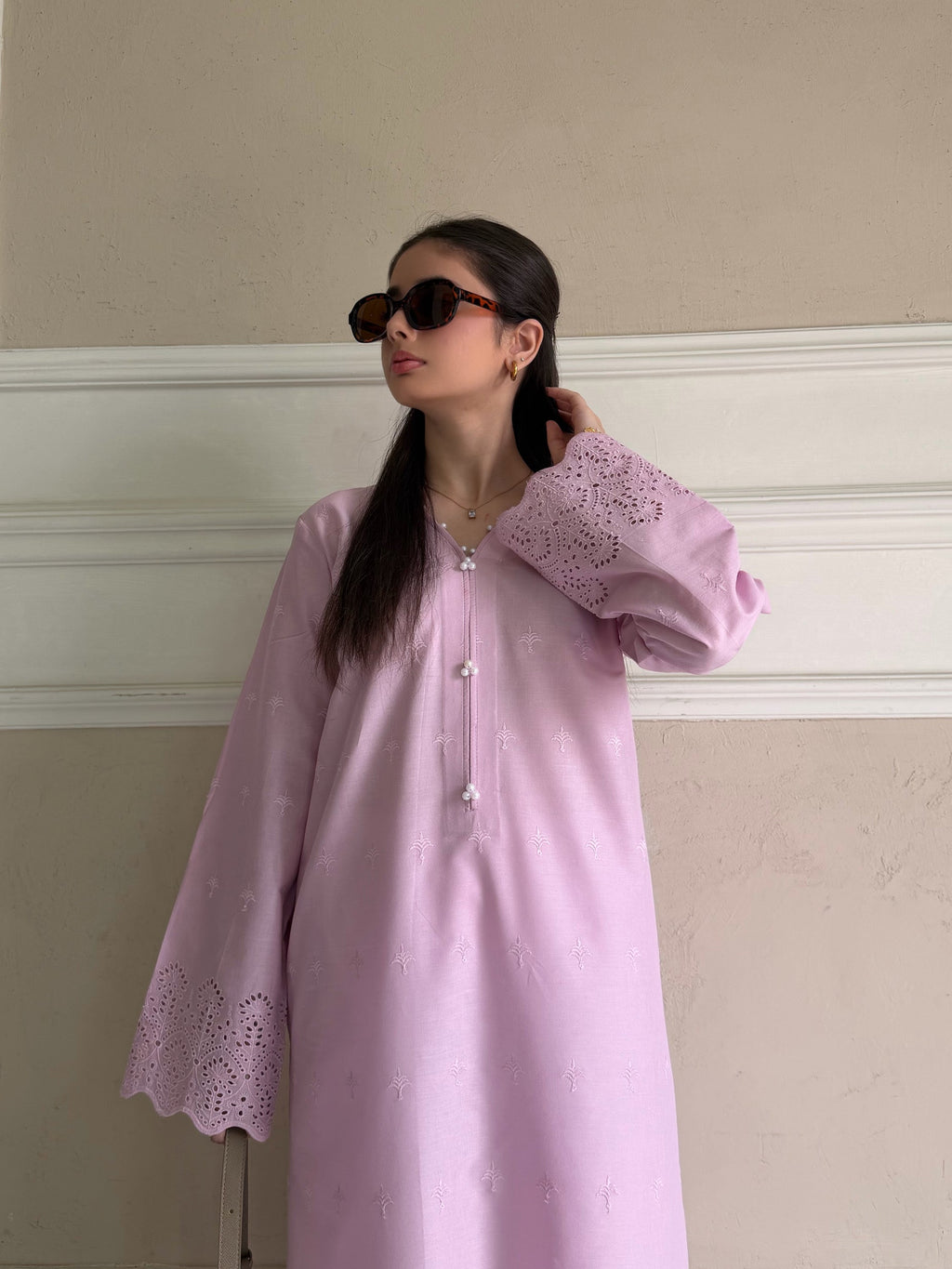 Neya - Fully Embroidered Kurta