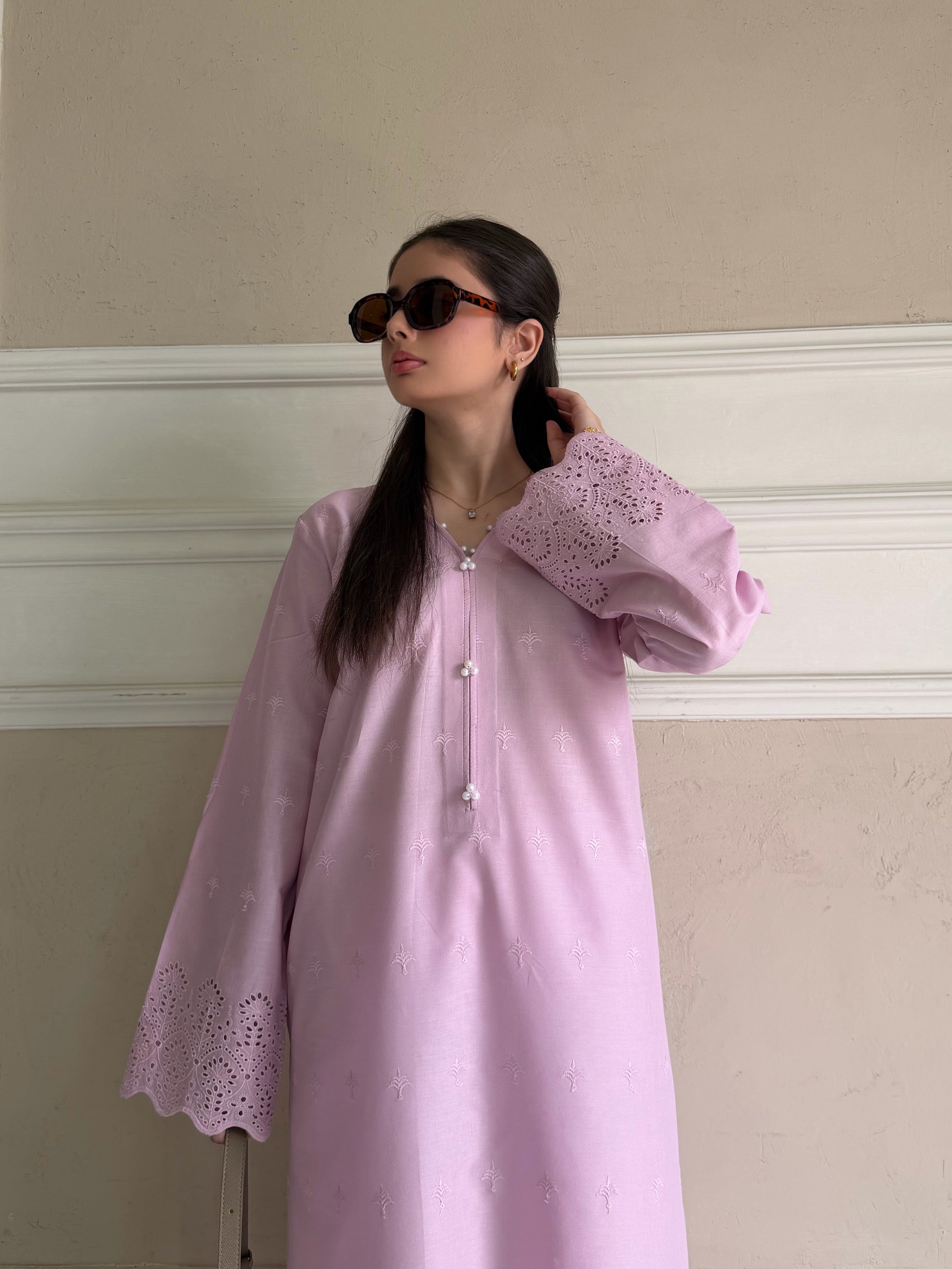 Neya - Fully Embroidered Kurta