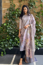 Lilac Wave Kurti and Dupatta