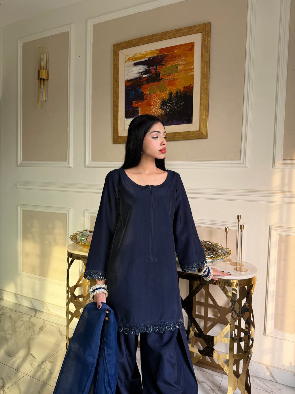 Elvira-3 PC Stitched Festive Pret