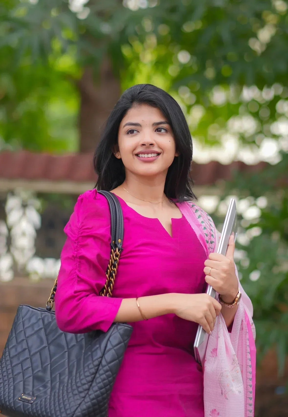 Gulika Rose Milk Kurta Set