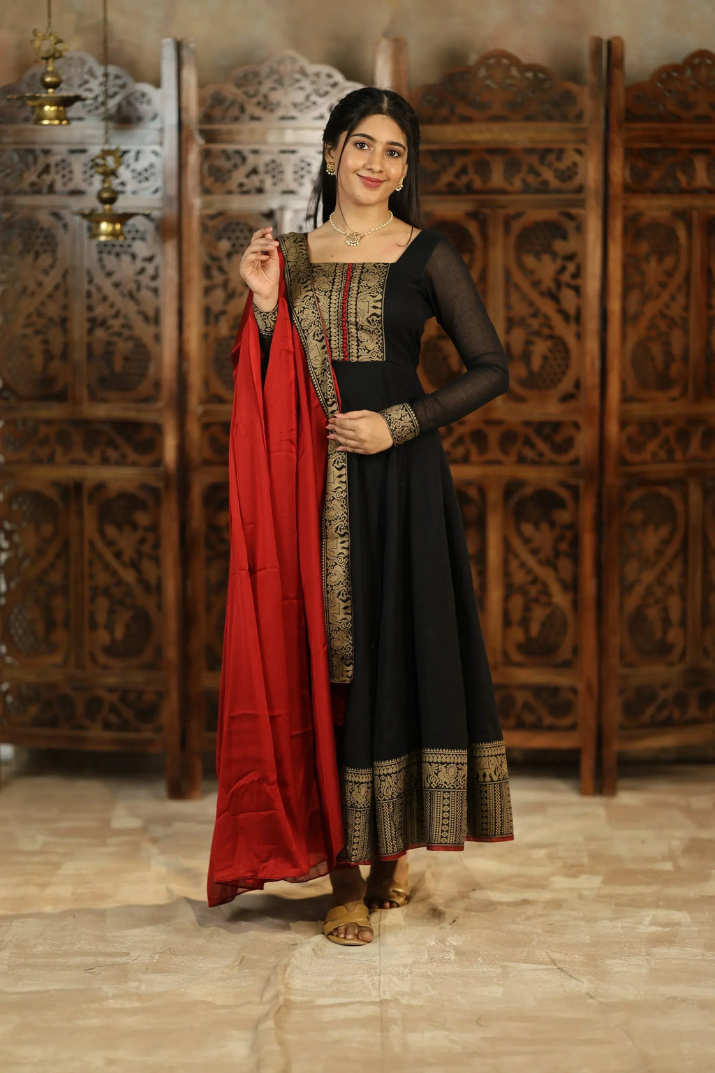 Wrishti Shrungar Pure Cotton Anarkali