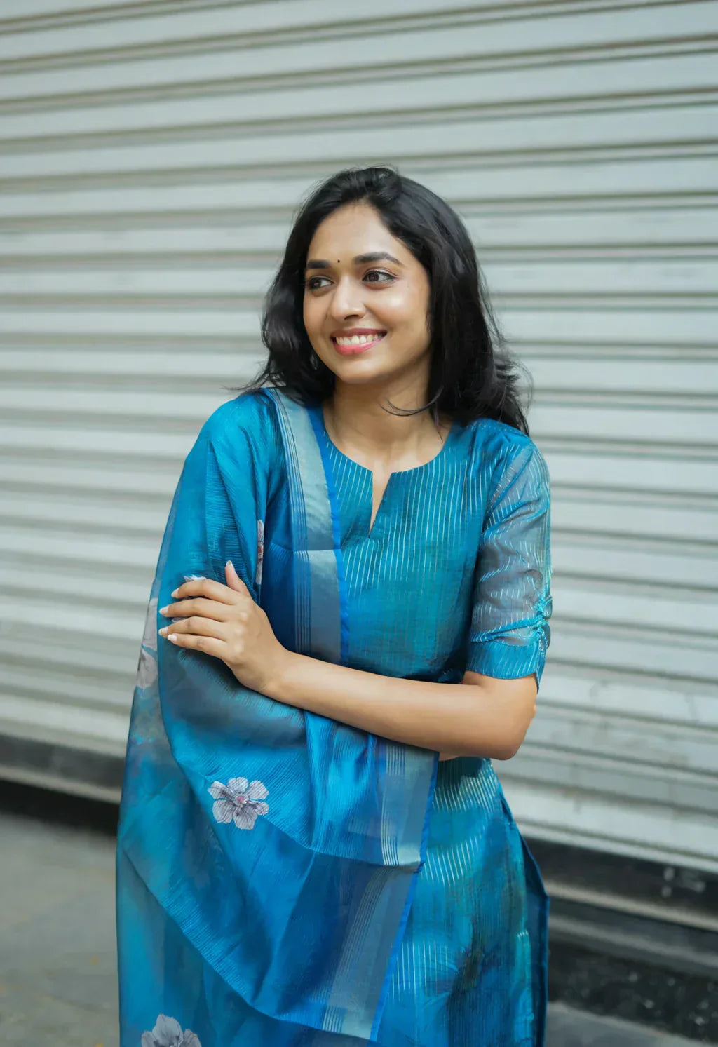 Oorja Shrungar Blue Suit Set