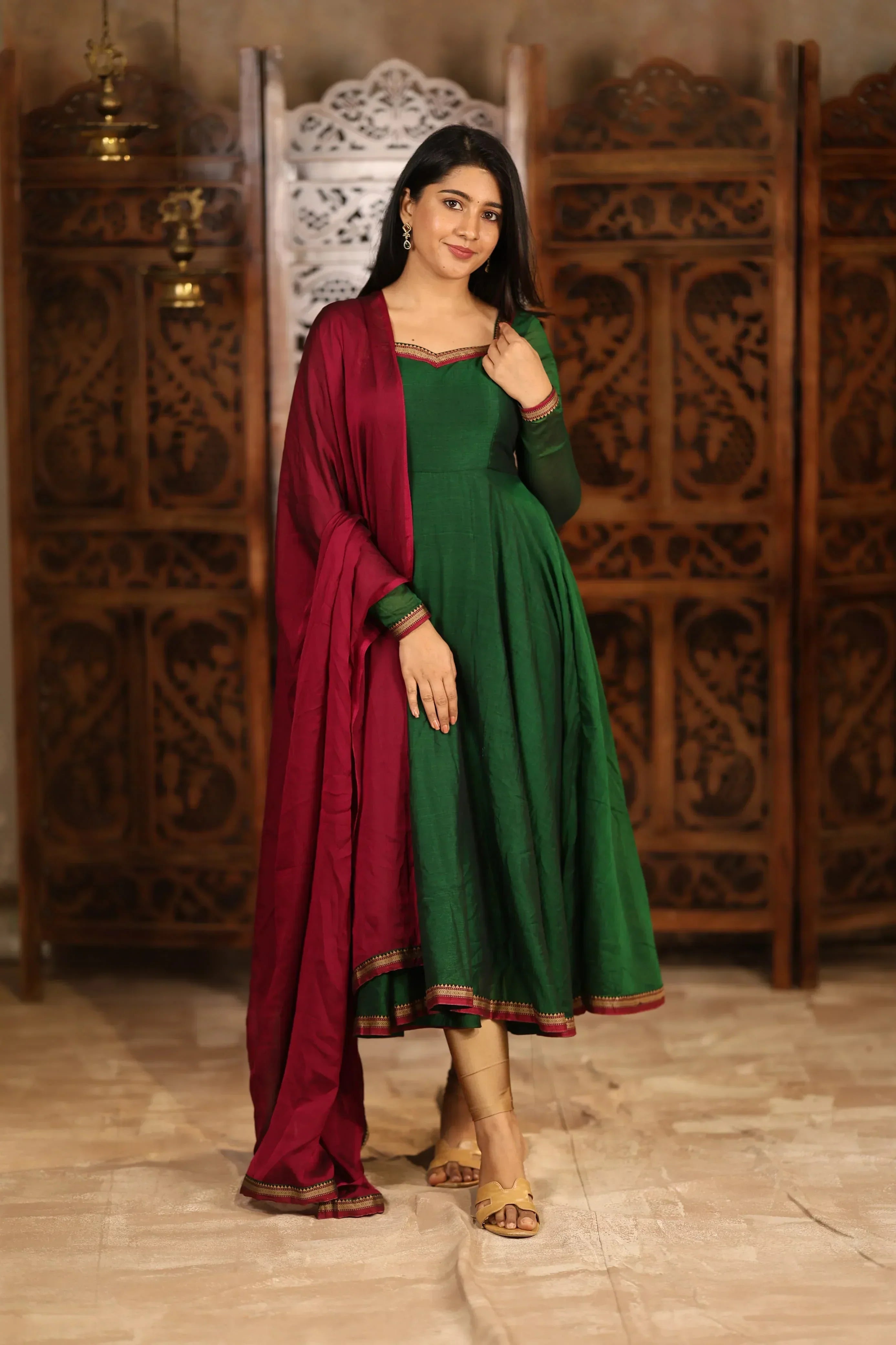 Kalyani Pure Cotton Anarkali
