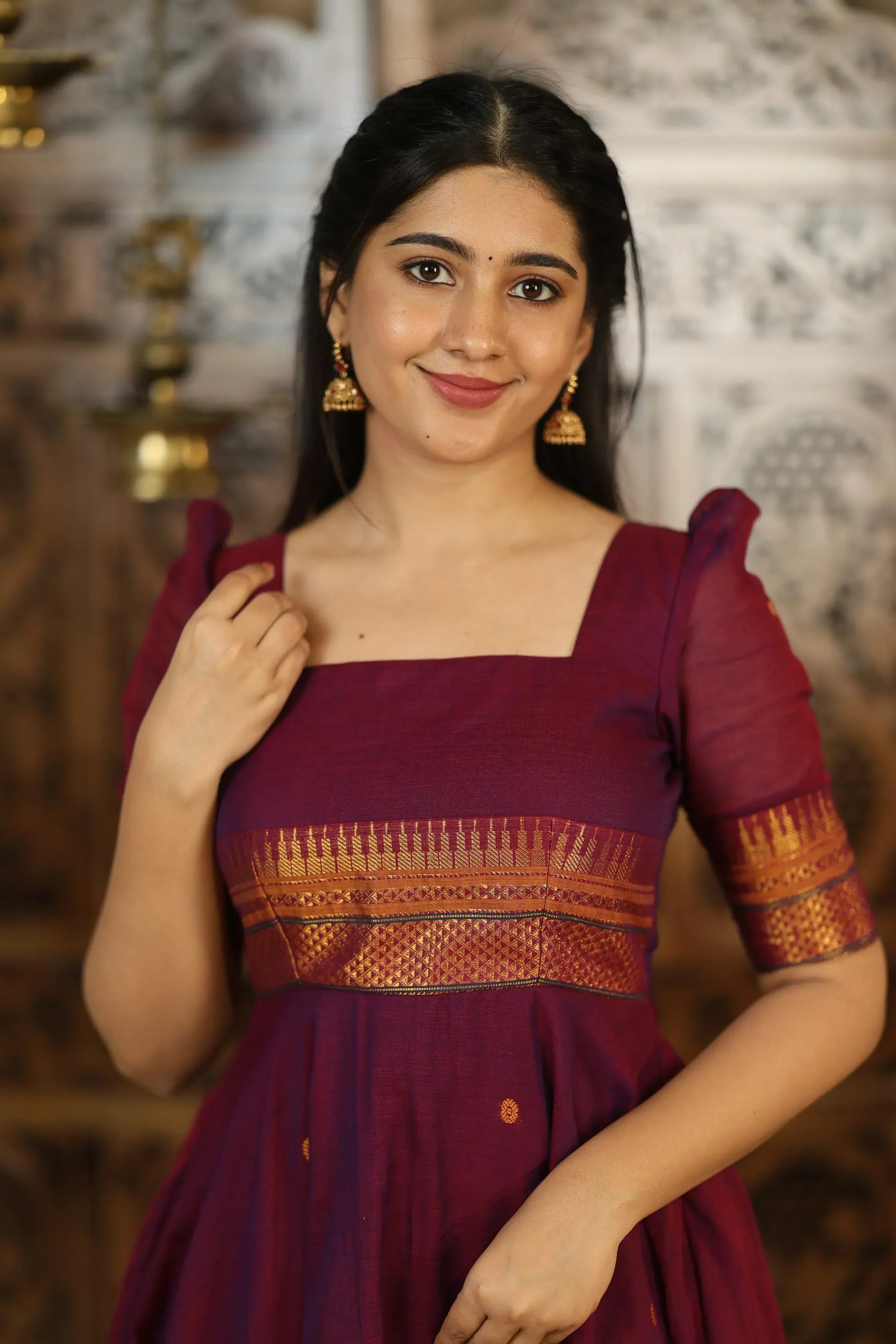 Hemlata Yamuna Pure Cotton Anarkali