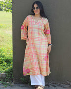 Butter Checks Long Kurta