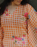 Orange Candy Kaftan Cover- Up