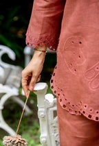 Marigold Rust Linen Co-ord Set