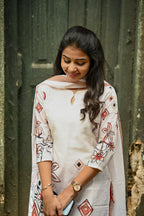 Muslin kurti and dupatta
