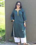 Vanya Premium Linen Long Kurta