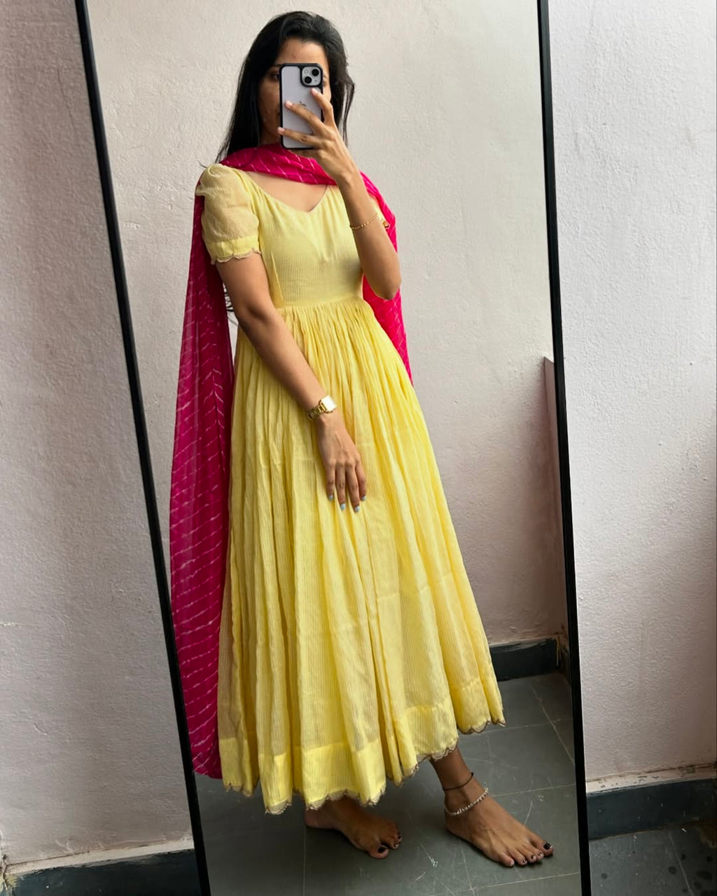 Gauri Lehar Yellow Suit Set