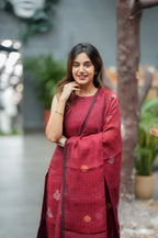 Charvi Lemon Cotton Suit Set