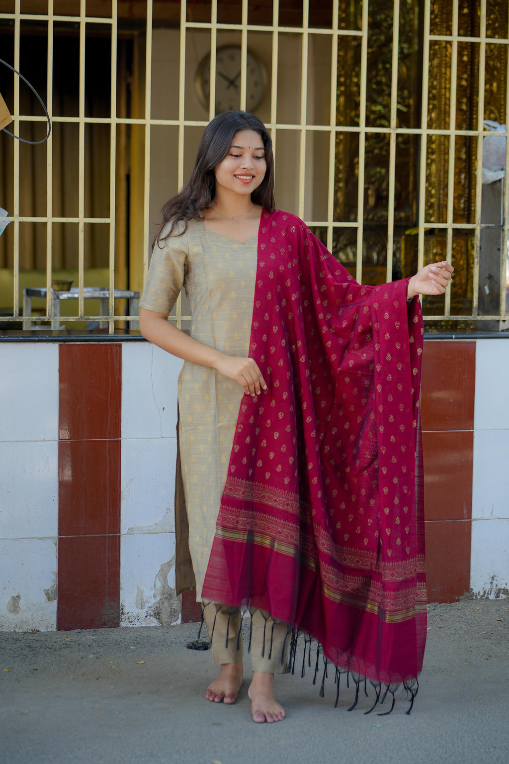 Sand and Scarlet 3 piece suit
