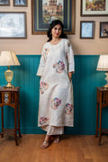COFFEE CREAM A-LINE LINEN PAIR