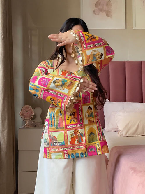 Jaipur Muslin Cotton Kurti Pair